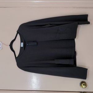 Bryn Walker Pacificotton boxy pocket shirt, Size S, dark brown NWT